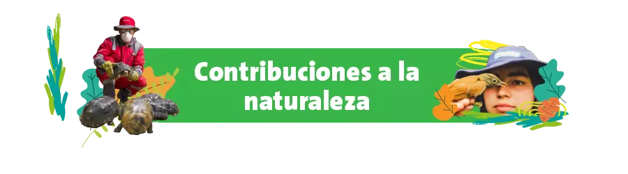Contribuciones a la naturaleza