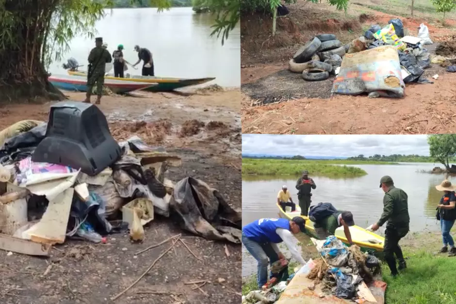 Veolia Santander y más de 40 pescadores realizaron jornada de limpieza en la ciénaga San Silvestre