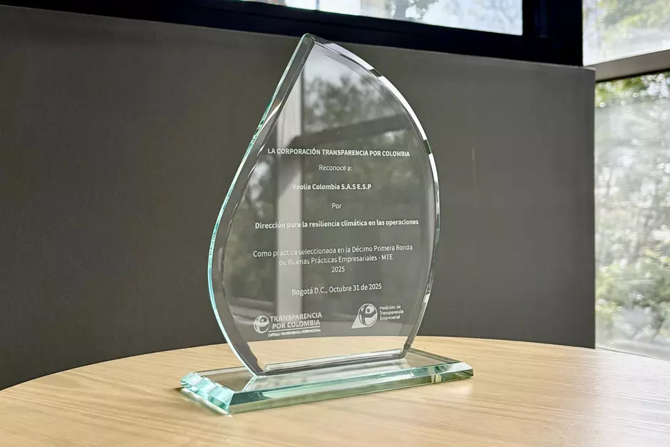 Veolia Colombia alcanza un desempeño satisfactorio en la más reciente medición de ética y transparencia